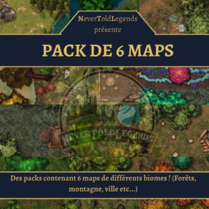 Pack de 6 maps